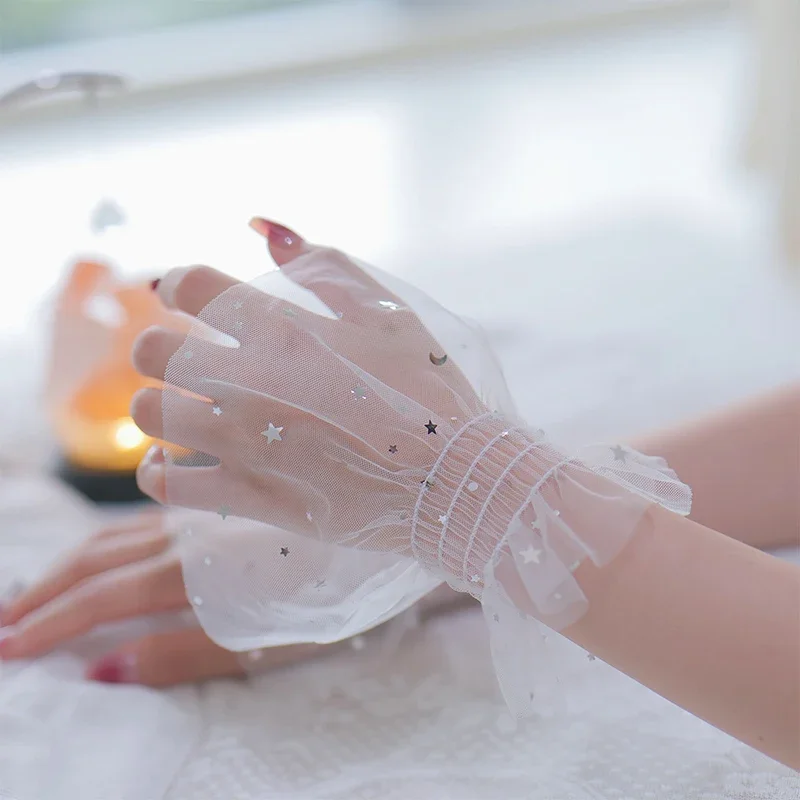 Manucure Photo étoile paillettes, 1 paire, manchon de manchette décoratif, brillant, manchon de présentation des ongles, bricolage, accessoire de fond de prise de vue, outil pour ongles