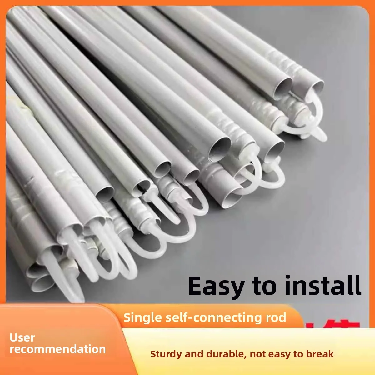 

Single Mosquito Net Stand Rod Self-Connecting No Assembly Required Anti-Fall Bedding Accessory Iron Art Baking Paint Universa...
