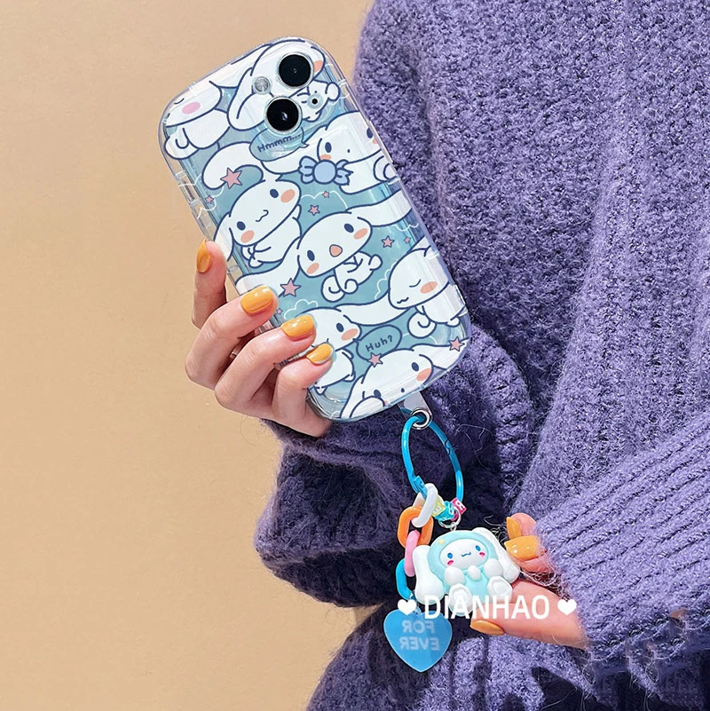 Cute Sanrio Kuromi Cinnamoroll Dog Case For Honor X7 X7B X6A X8 X6 X6S X9B X9 4G 5G Magic 4 6 Lite Honor 50 20 90 70 Tpu Cover