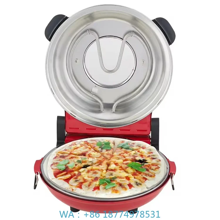 1. 16 Inch Stone Pizza Bake Cavity High Power Compact Tabletop Layout With Stone Lining For Crispy Pizza Craft
