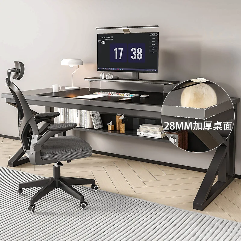 

Desk Computer Desk Bedroom Home E-sports Table Double Desk Simple Table Workbench Table and Chair