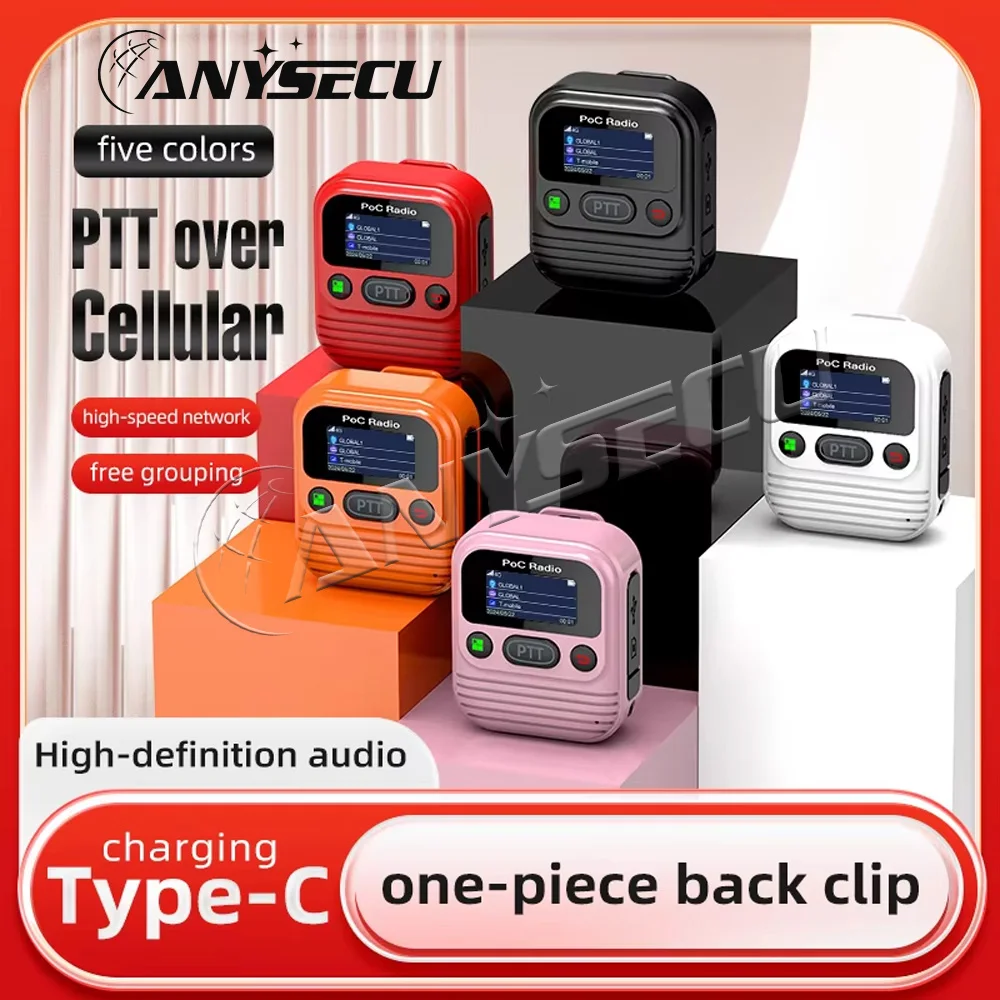 anysecu-m2-mini-talkie-walkie-4g-portable-radio-bidirectionnelle-rechargeable-type-c-volume-Eleve-longue-portee-radio-reseau-mondial