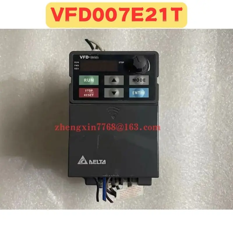 Used Frequency Converter VFD007E21T Normal Function Tested OK