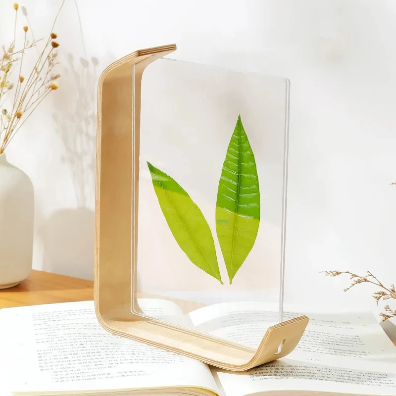 Acrylic Wooden Photo Frame Herbarium Display Frame Calendar DIY Frame Photo Frames For Wedding Party Picture Frame Photo Decor