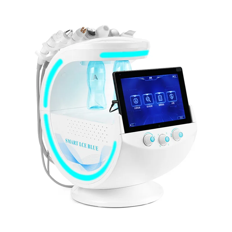 Beauty Salon Multifunctional Skin Management Beauty Instrument Smart Ice Blue Hydrogen Oxygen Small Bubble Machine