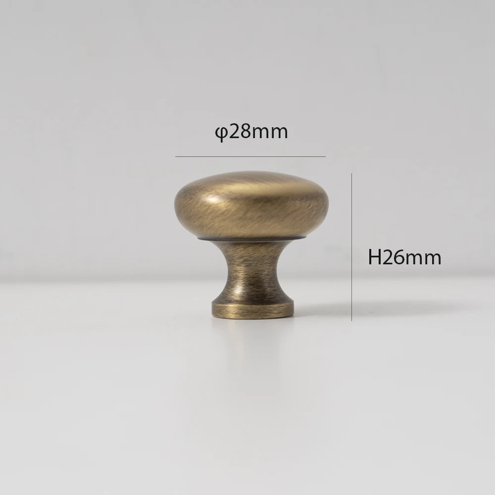Tinyhob Minimalisme Brons Meubelgrepen Garderobe Keukenkast Garderobe Nachtkastje Kleine kasthandgreep Decoratieve knop