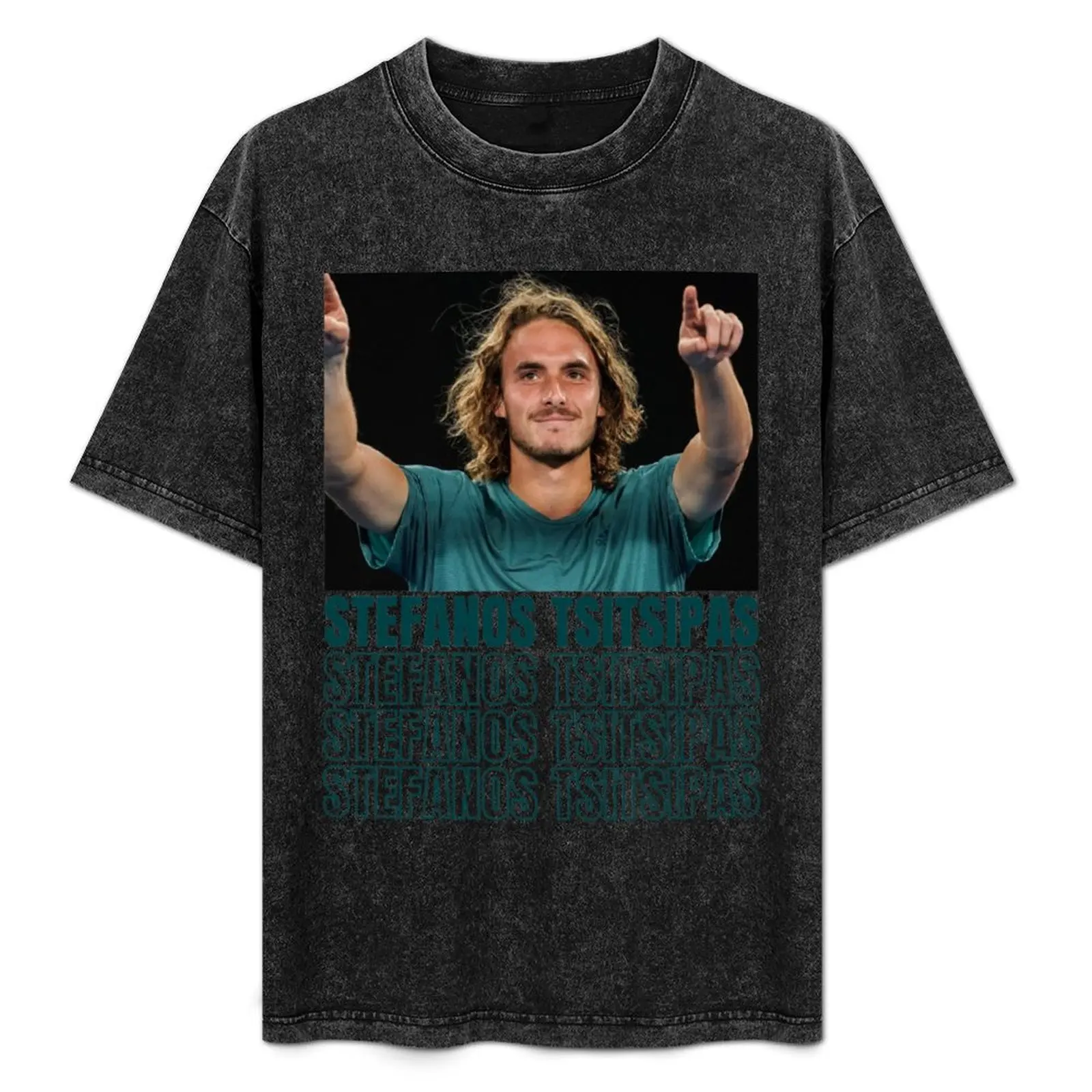 Stefanos Tsitsipas (5) T-Shirt customizeds aesthetic clothes graphic shirts plus size tops fruit of the loom mens t shirts