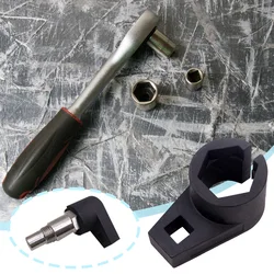 7/8 Inch/22mm Offset Oxygen Sensor Socket Wrench 3/8inch Drive O2 Remover Installer Tool Oxygen Sensor Offset Puller for Car