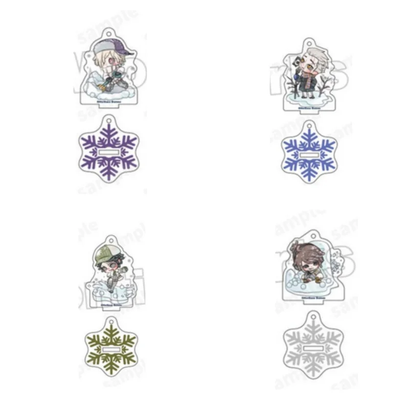 Identity Ⅴ Anime Figure Norton Campbell Alva Lorenz Acrylic Keychains Character Andrew Kreiss Ice and Snow Festival Cute Pendant