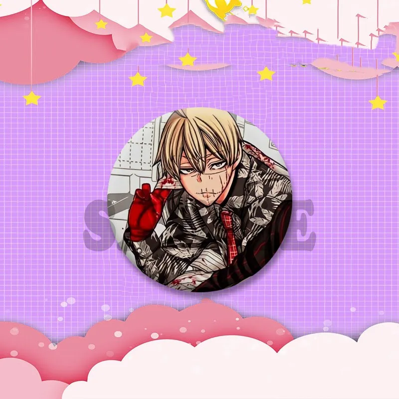 أنيمي لعبة Tougen Anki دبابيس على حقيبة الملابس والاكسسوارات الكرتون Homare Byobugaura Shiki التلبيب دبابيس مجوهرات شارة هدايا عيد الميلاد #4