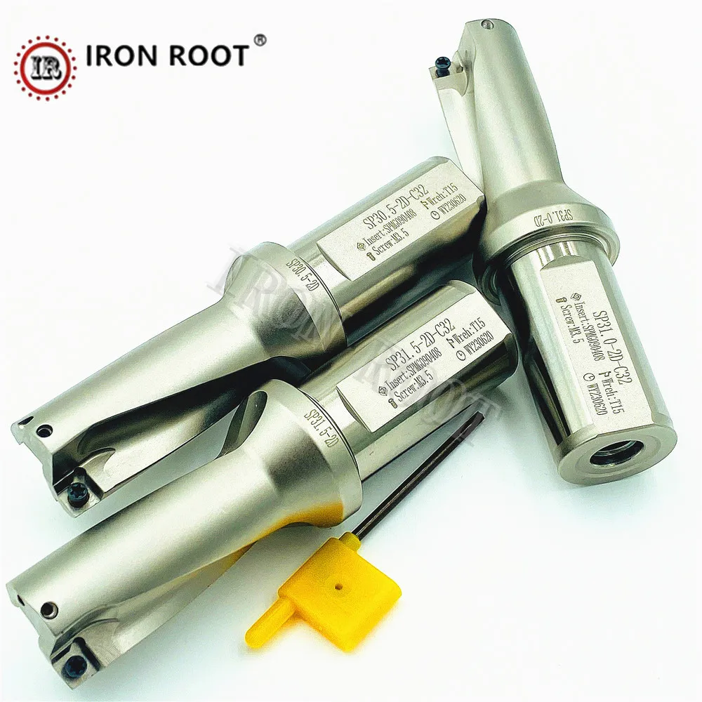 

IRON ROOT U Drill SP 2D Drilling Depth 30.5mm-35mm Violent Drill Indexable U Drill Bit for Fast Drilling Deep Hole Drilling