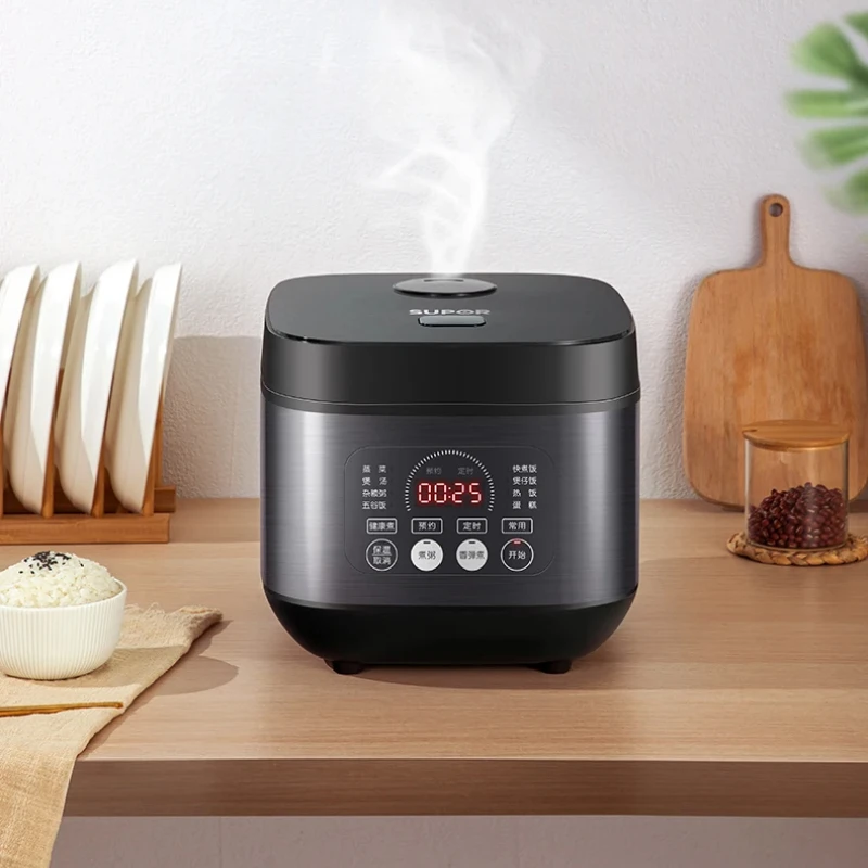 

DK121: 4L Smart Rice Cooker, Multi-Function Electric Cooking Pot, Family-Sized Automatic Steamer for 2-6 People, Digital Home