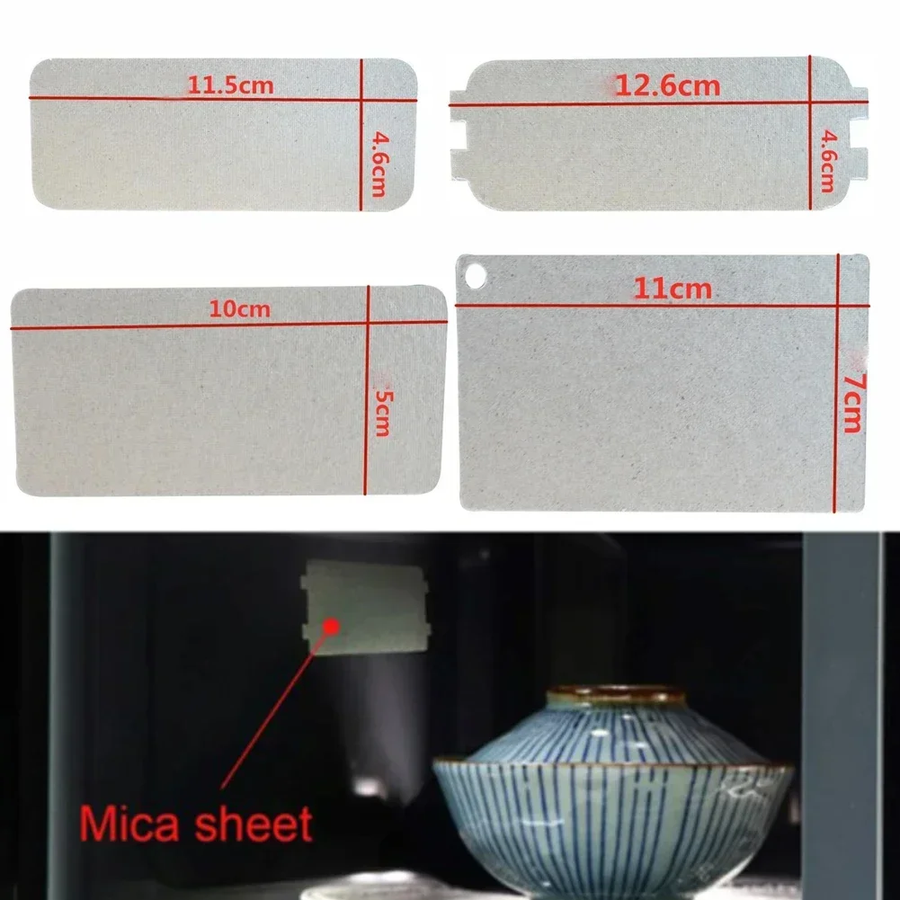 1pc Mica Plate Oven Waveguide Waveguide Cover Plate Suitable For Hair Dryer Toaster Microwave Oven Heating Household Appliances