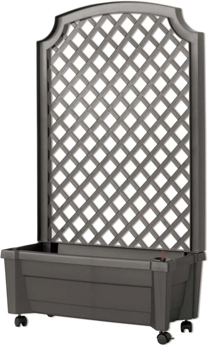 

Calypso Planter with Trellis Anthracite Grey