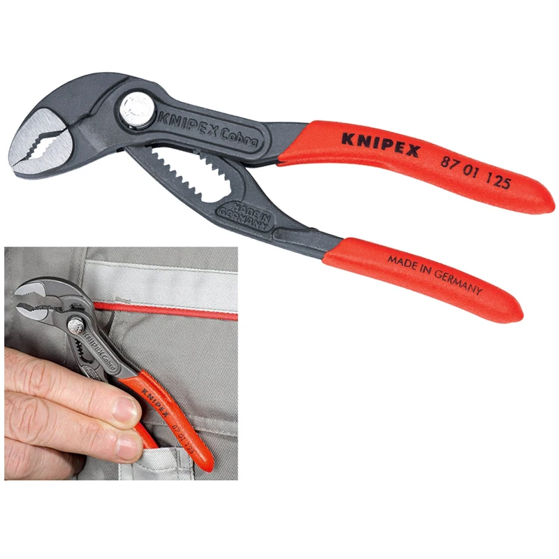 Imagem -06 - Alicate da Bomba de Água Knipex Cobra Alicate Ergonômico 87 01 125 5