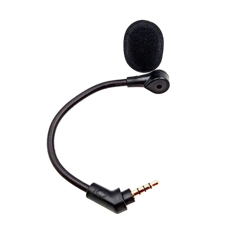 Game Mic Replacement for HyperX Cloud Flight / Flight S Wireless Gaming Headset, 3.5mm Microphone Boom with Foam DropShipping