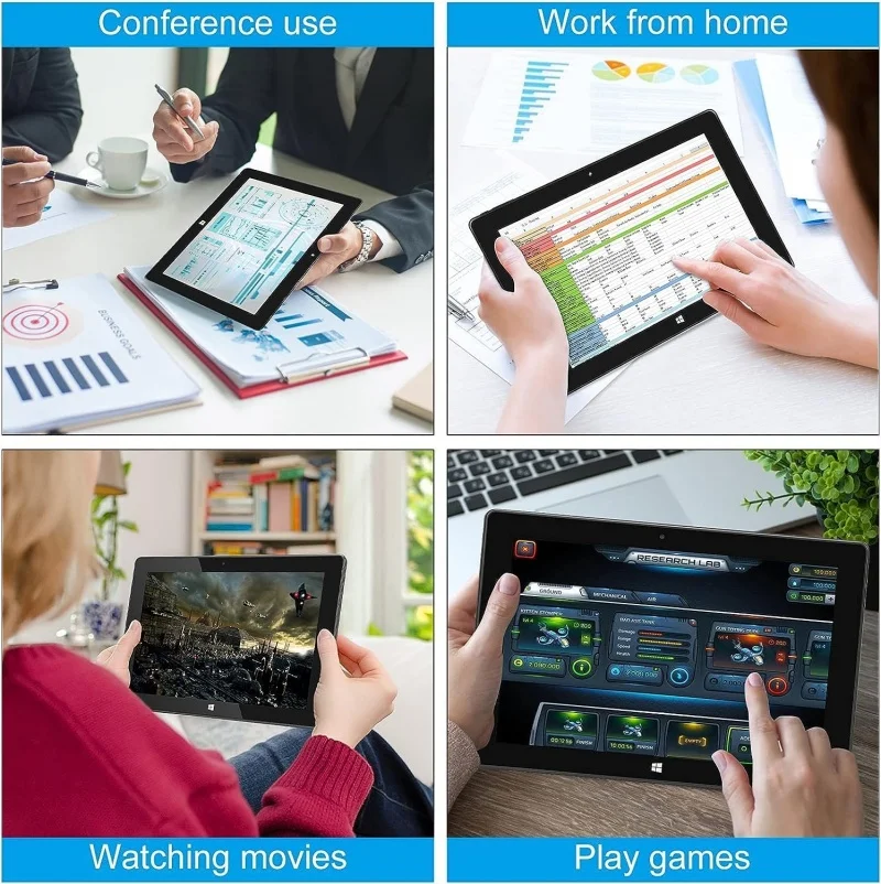 T10 WINDOWS 10 Tablet PC 10.1 INCH 4GB DDR RAM 64GB ROM Z8300 CPU 1280*800 IPS Screen WIFI DS102 HDMI-Compatible