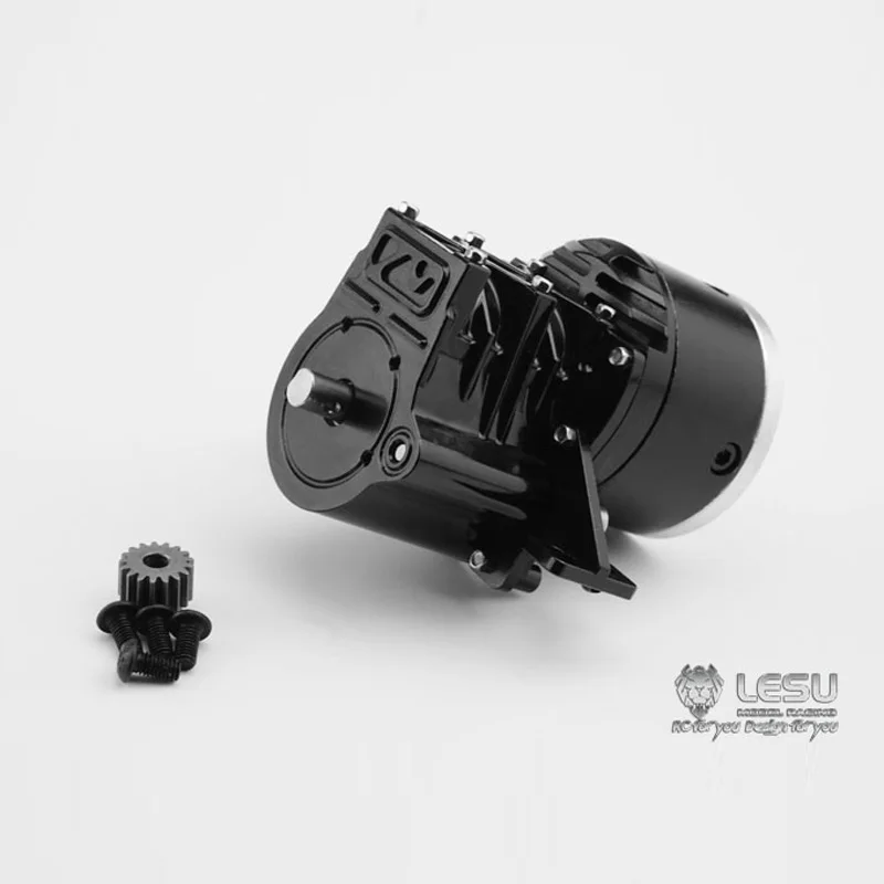 LESU F-5016-C Metal Transmission Gearbox for 1/14 RC Tractor Truck TAMIYA Dumper DIY Model VOLVO Benz Car