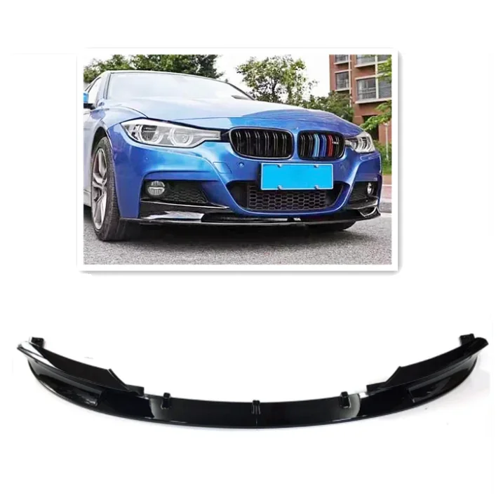

Automotive Parts Gloss Black Front Bumper Lip For F30 F35 3 Series Upgrade MP Style Front Splitter Lip