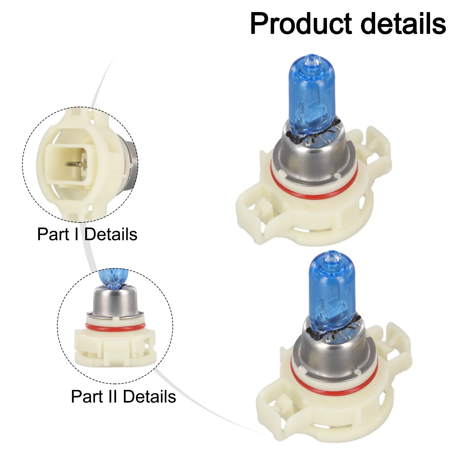 12V 24W Bulb 12V Driving Light Bulb Enhanced Visibility Fog Light Compatible Automotive Lighting For Car Lights