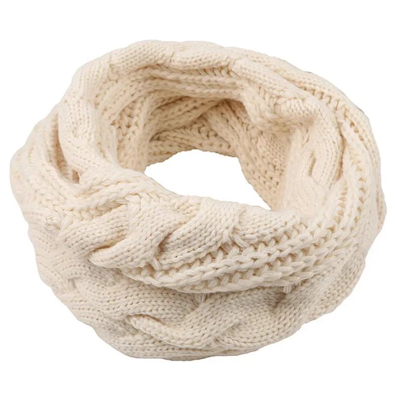 Men Women Boys Girls Thick Rib - Infinity Scarf Knit avis et prix