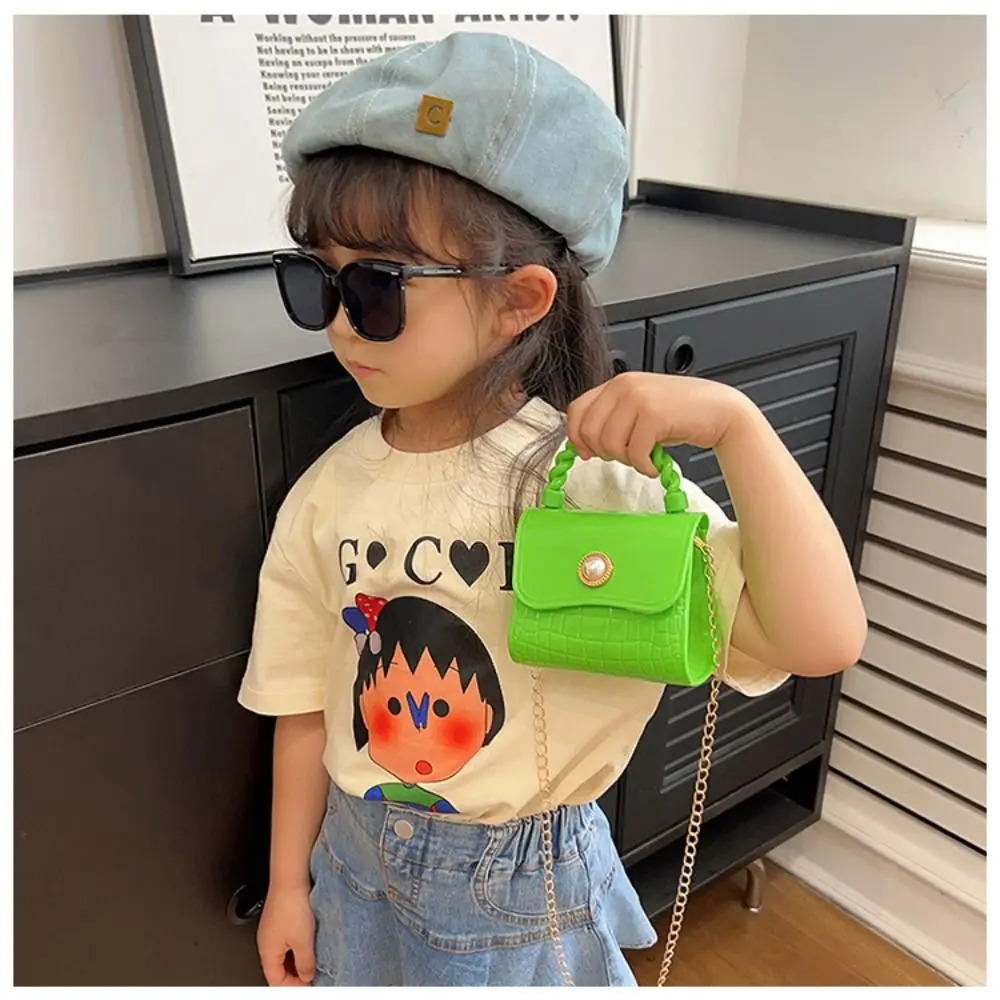 Children Summer Crossbody Bag New Fashion Girl Mini Jelly Handbag Little Girl Coin Purse Shoulder Bag