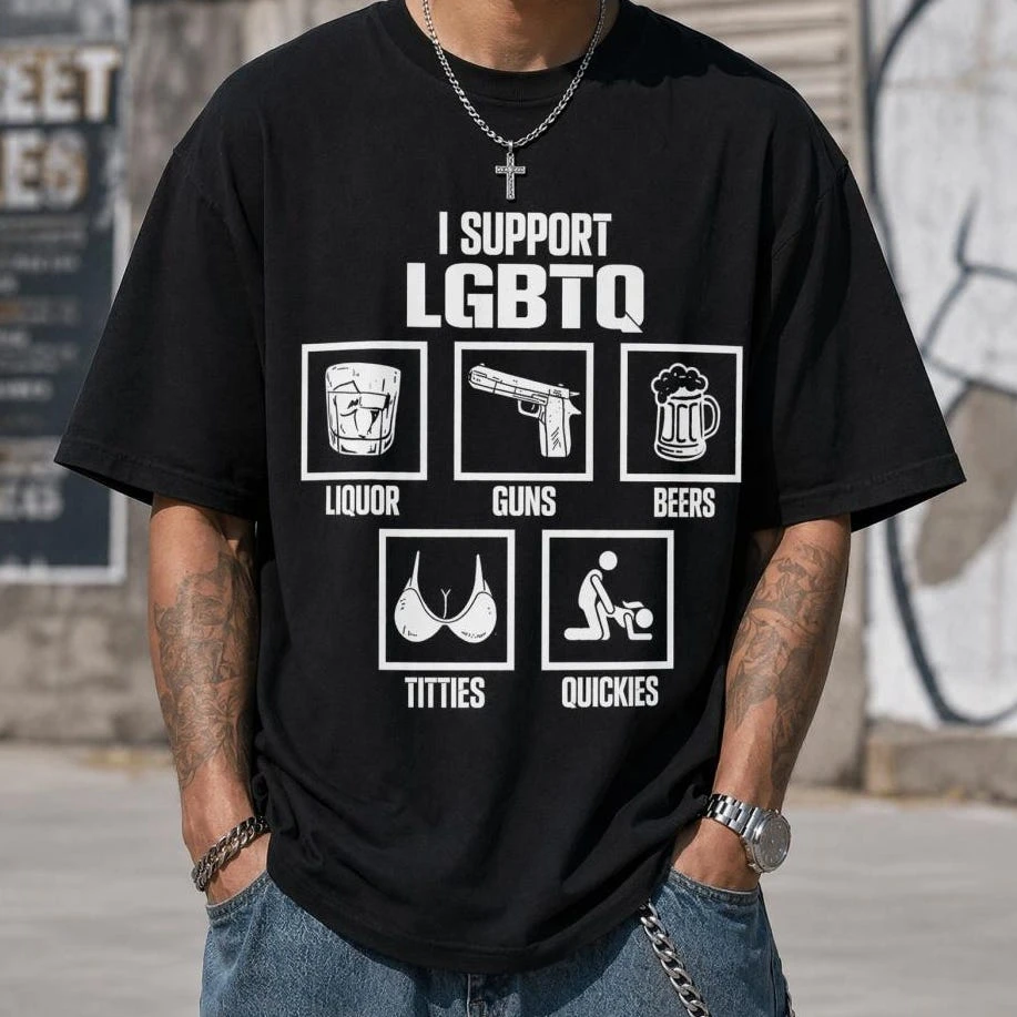 I Support LGBTQ Shirt, Funny Meme Shirt, Pride Month T-shirt, LGBTQ Support T-Shirt, Social Justice Apparel