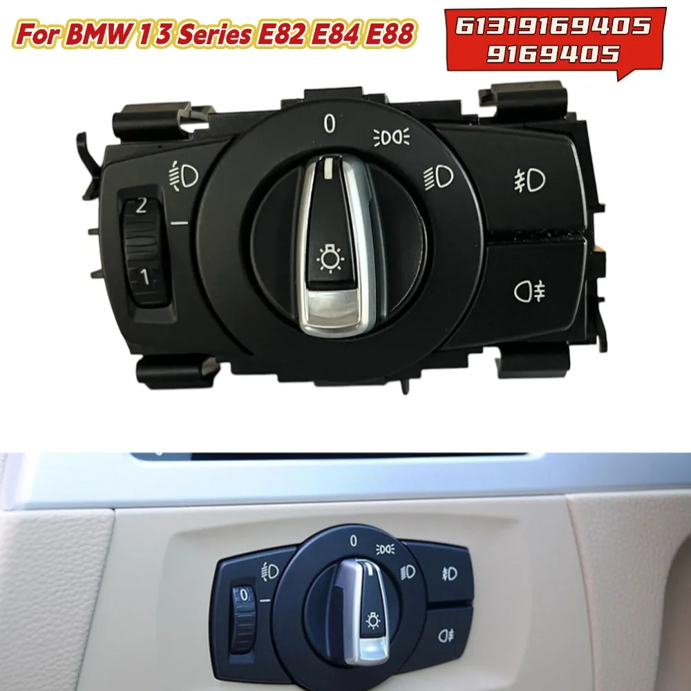 

Car Headlight Switch Control Unit Module 61319169405 9169405 For BMW 1 3 Series E82 E84 E88 For X1 E84 Car Interior Parts