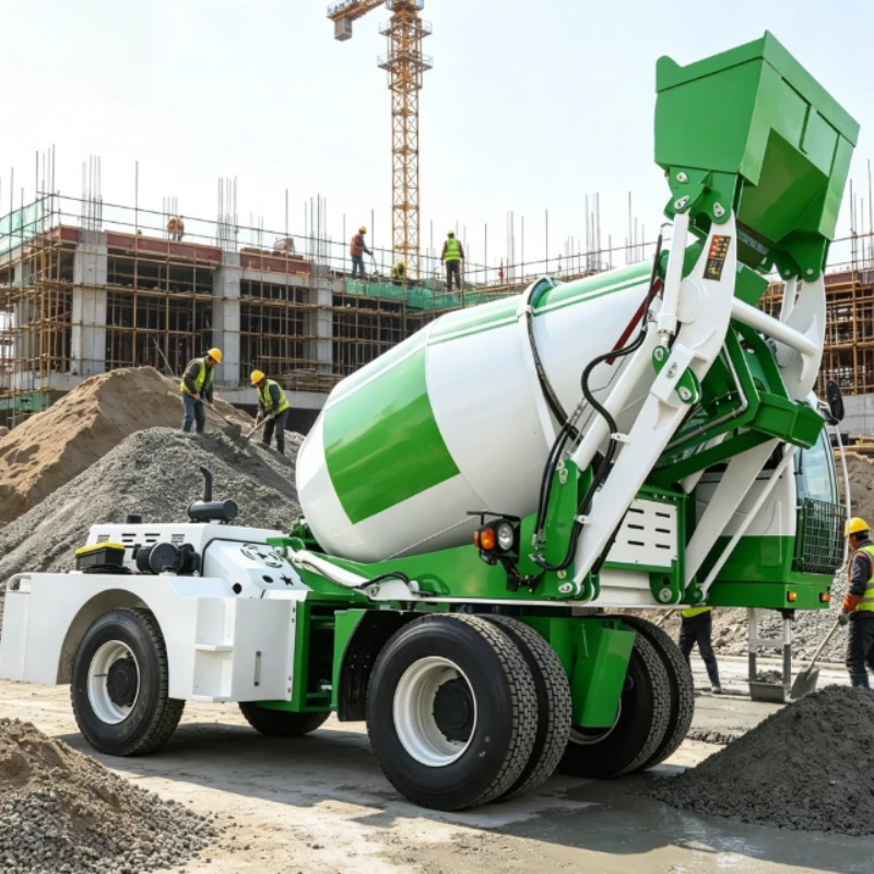 Customized New Truck Self Load Cement Concrete Mixer 3 Cbm  3.5m3 Self Loading Ready Mix Concrete Mixer Truck for Sale