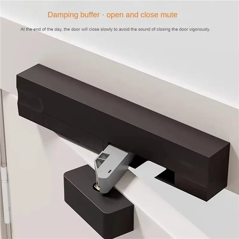 THIVN-2X Door Closer Stopper Automatic Closer Lock Porta Door Latch Retractable Closing Type Automatic Door Closer A Right