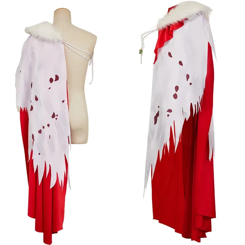 Fantasia Lala Barina Cosplay One-Shoulder Cape Game Hunter Of Monster Wilds Disfraz Costume Women Halloween Carnival Party Cloth