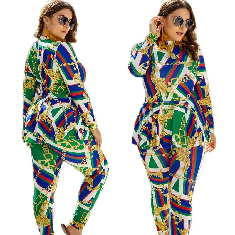 Modest Muslim Swimwear for Women with High Neck Zipper Long Sleeves and Pants Printed Swimwear Women Muslim Women Clothing