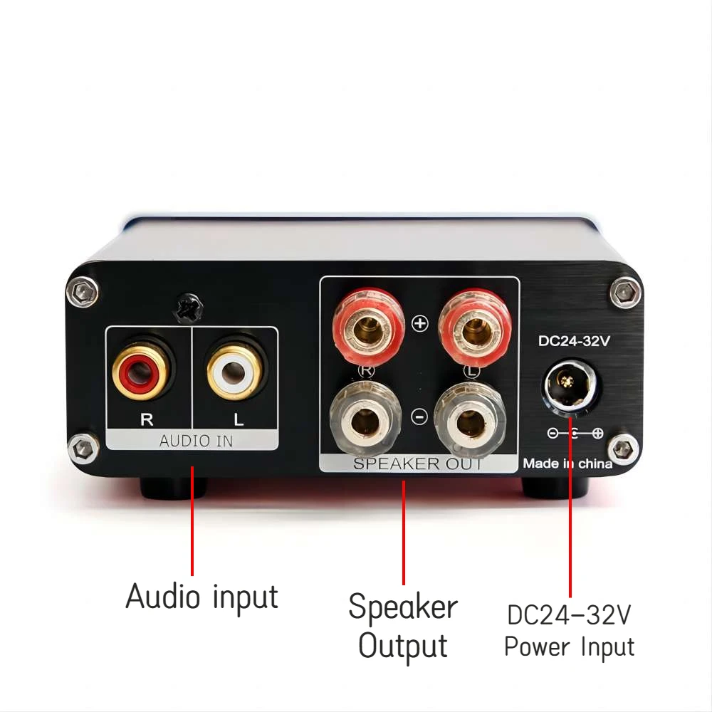 Imagem -02 - Mini Amplificador de Som Áudio Hifi Estéreo Classe d Canais Amplificadores Digitais de Karaoke 130w x Tpa3250