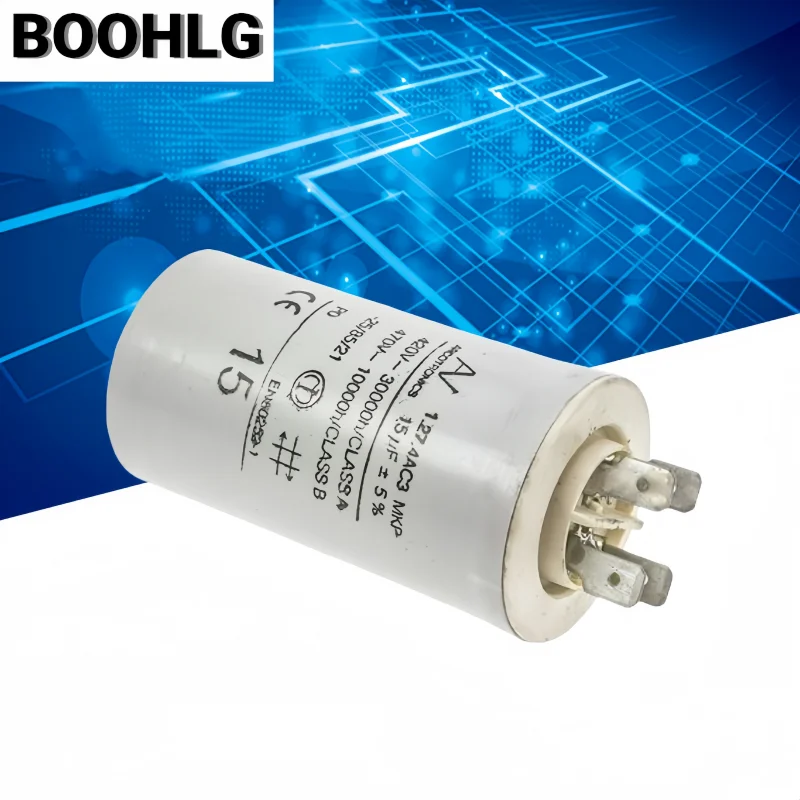 

1PCS 15uF 1.27.4AC3 MKP AV Start Capacitor