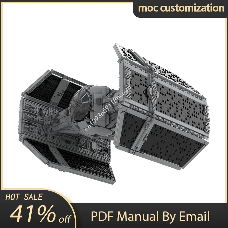 

3742 шт. MOC Vader's TIE Advanced X1 Star Battle Модель Строительный блок Diy Творческая сборка Развивающие кирпичи Игрушки Подарок ребенку