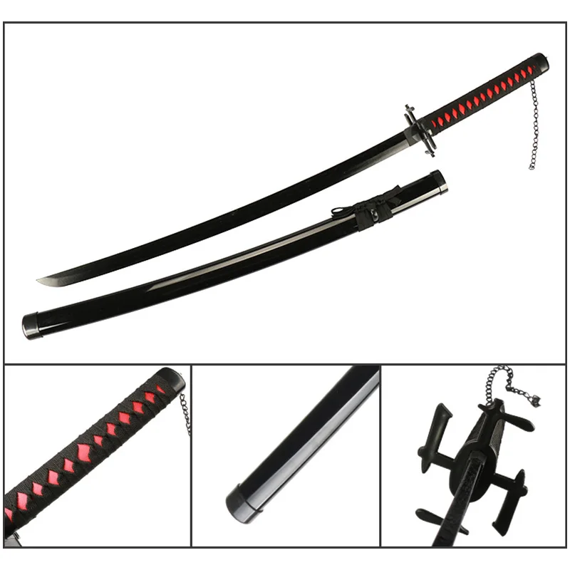 104cm Katana Schwert Bleichmittel Kurosaki Ichigo Katana Holz Rollenspiel Anime Waffe Schwert Spielzeug Katana Requisite