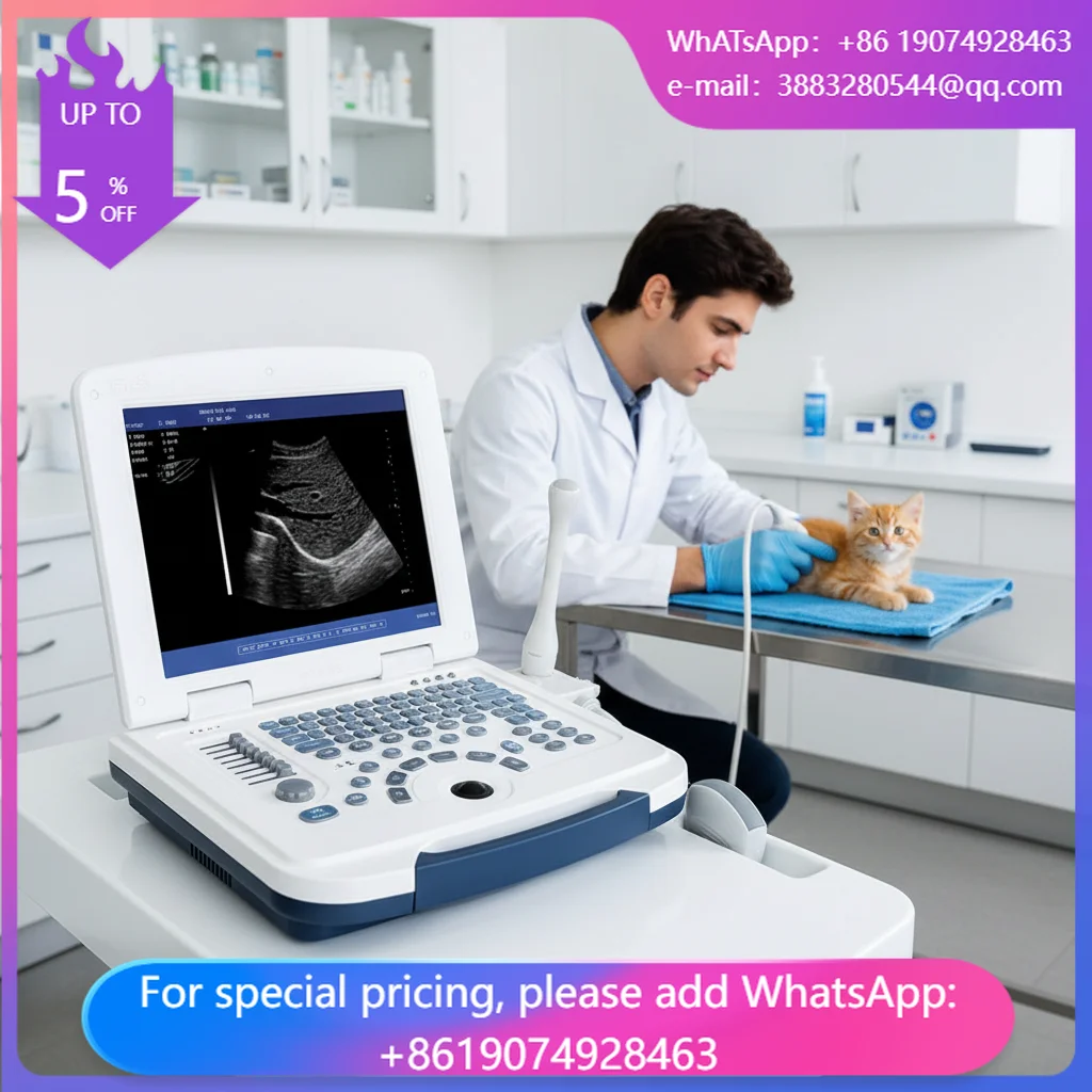 HC-A003 Vet Ultrasound Machine Portable Digital Veterinary Ultrasound Scanner For Dog