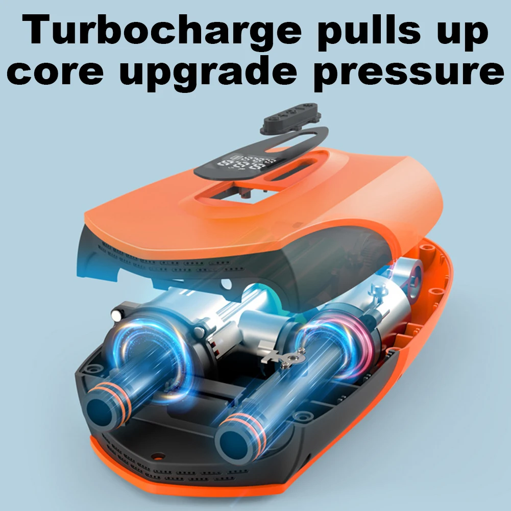 

20PSI SUP Board Pump with Auto Shut Off SUP Boat Inflatable Pump Digital Display Portable Air Compressor for Air Boat Mattress