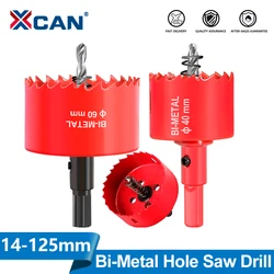 Furo de xcan viu broca 14-125mm bi-metal broca de núcleo para carpintaria buraco cortador de perfuração buraco viu cortador abridor de furo