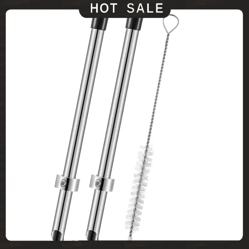 

T70C! 2Pcs Stainless Steel Straw Hole Puncher for Lemonade Plastic Lids Cups Fresh Lemonade Stand Supplies Kitchen Tools