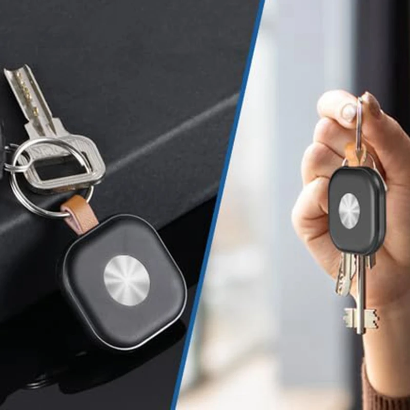 Key Finder Tracker For Apple Find My Airtag With Keychain, Smart Item Locator For Wallet Car Key Luggage Tracking