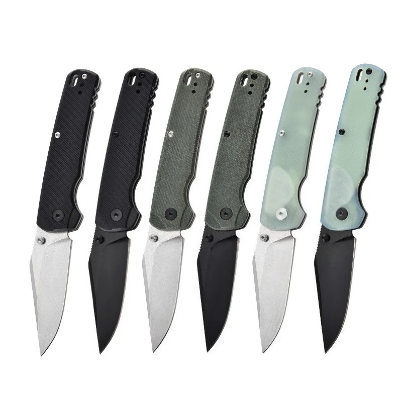 High Hardness Portable 6106 Outdoor Camping Folding Pocket Knife 8CR13 Blade G10 Handle Survival Fruit Knives EDC Tools view 5
