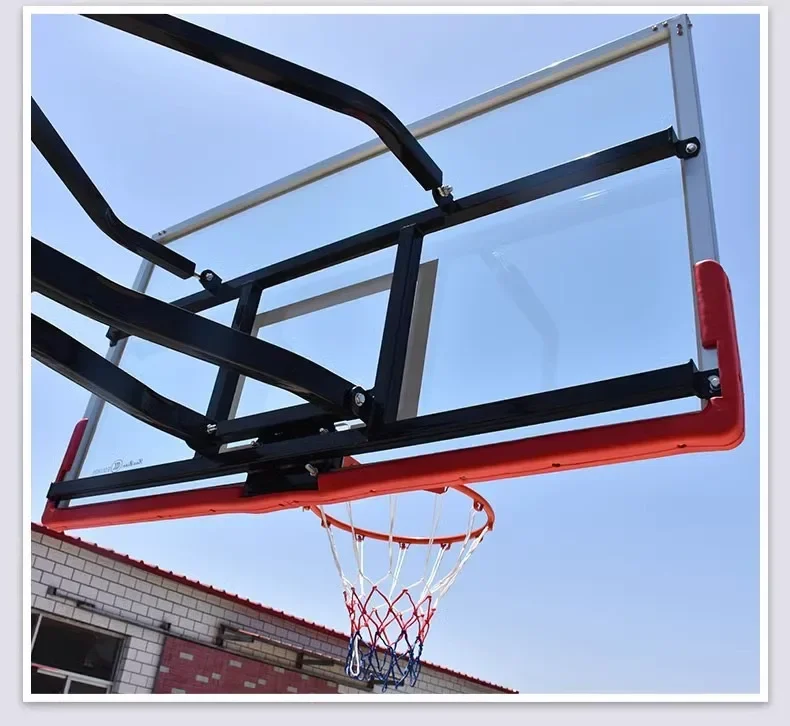 Custom Order Inground Basketball Hoop in Ground Basketball Hoop Breakaway Rim 72 Inch Backboard