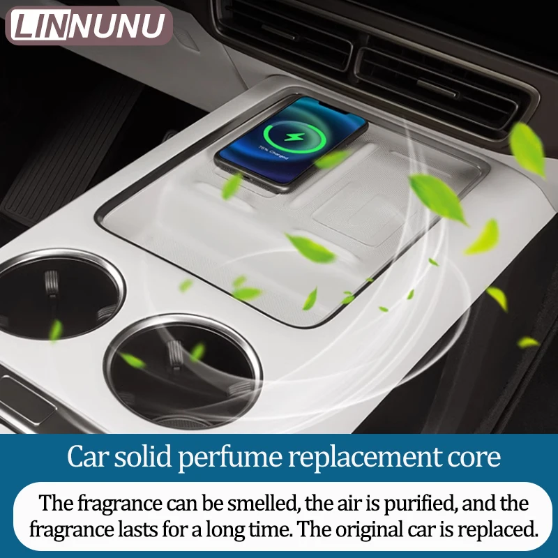 Linnunu Fit for Lixiang L9 Mega Car Exterior Protection Parts Car Fragrance Refill Purifying Air Long-Lasting Fragrance Original Ceramic Stick