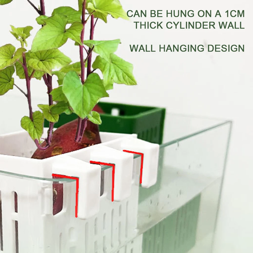 Fish Tank Hydroponic Planting Basket Multifunctional Fishtank Decor For Aquaponics