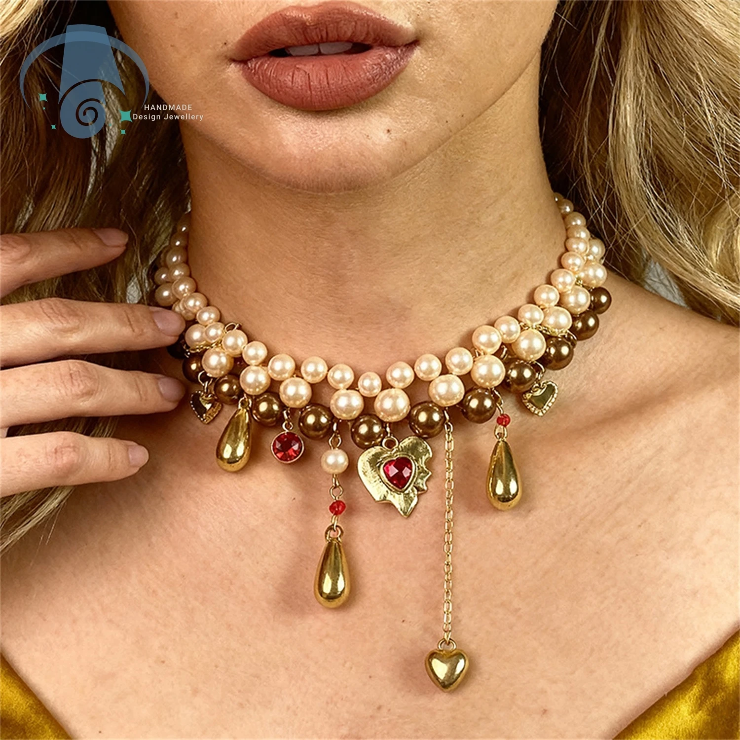 Stackable Layered Pearl Necklace Multistrand Versatile Adjustable Vintage Elegant Women Jewelry for Daily Work Date Nights Gifts