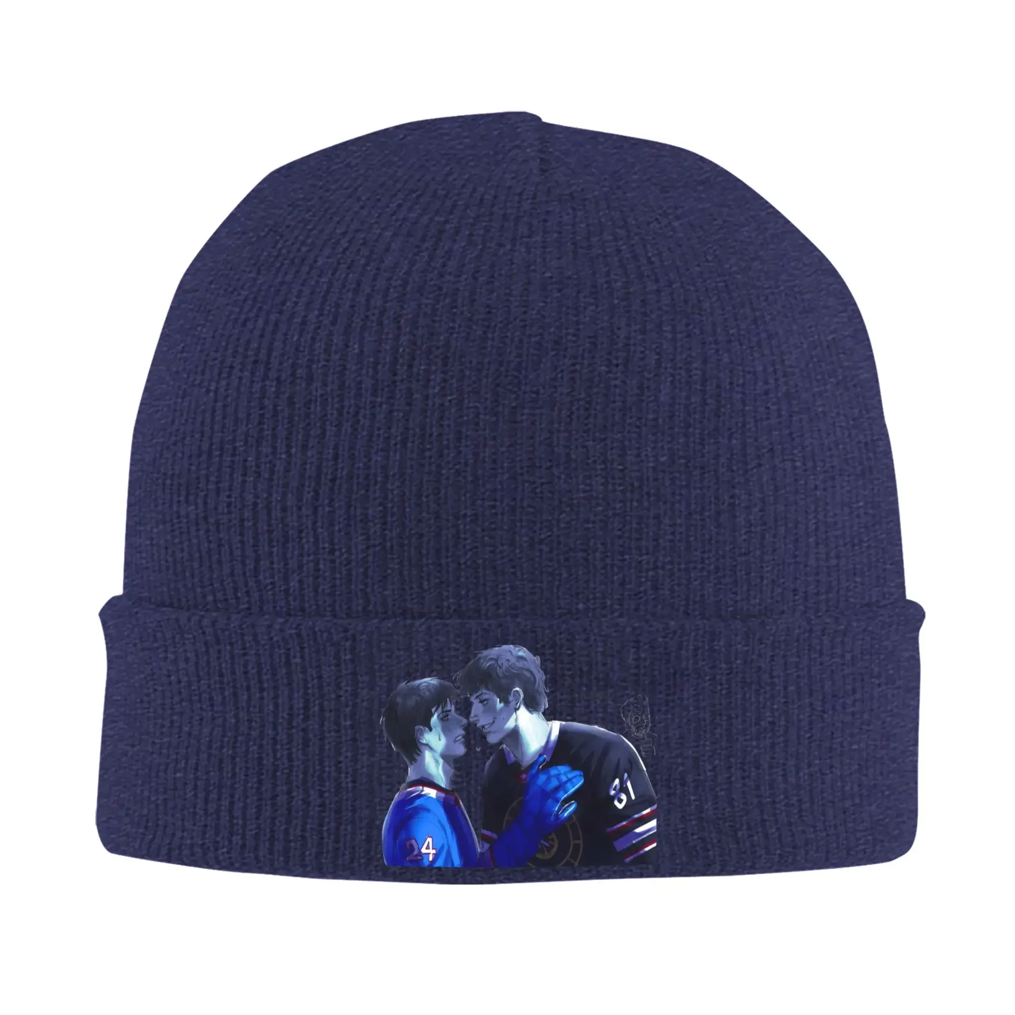 New Heated Rivalry Anime Shane Hollander Ilya Rozanov Hats Autumn Winter Beanie Fashion  Cap Female Male Acrylic Knitted Hat