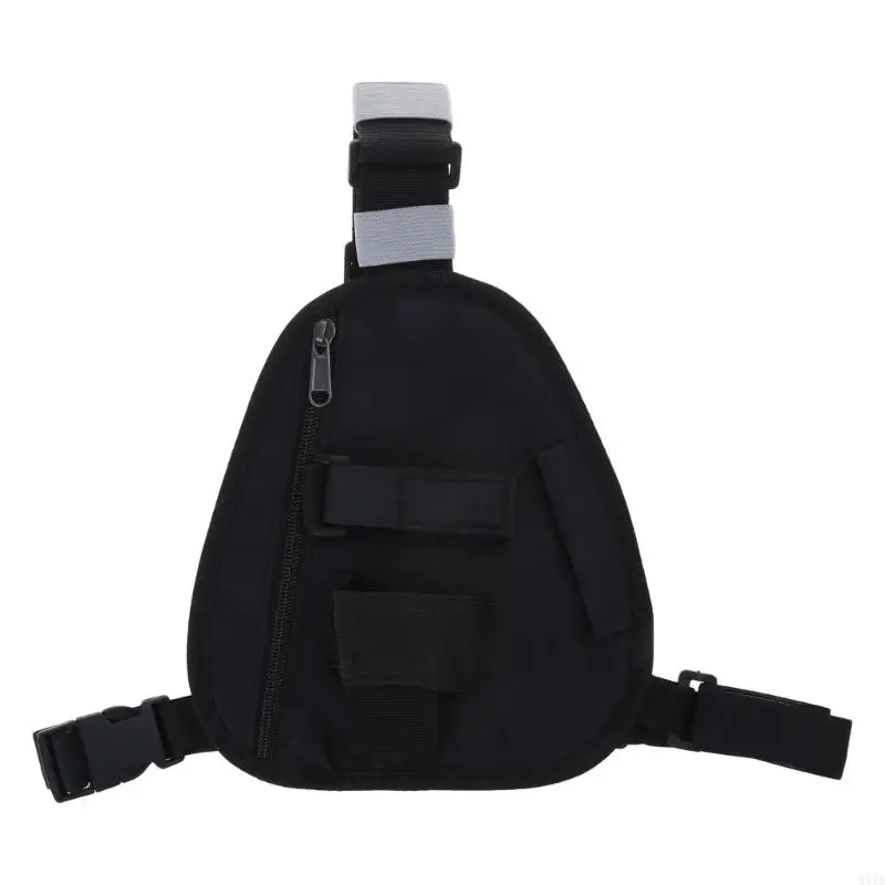 

Shoulder Chest Front Pack Harness for UV5R UV82 Adjustable Two Way Radio Harness Holder Pouch-Holster Vest-Rig