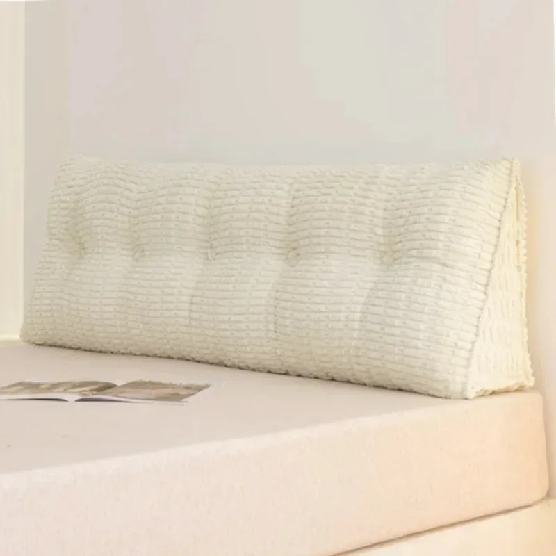 Hot Sale Removable Bedside Velet Cushion Triangular Bed Backrest Pillow For Soft Waist Large Sofa Headboard ﻿ 삼각 쿠션 / 젤리쿠션