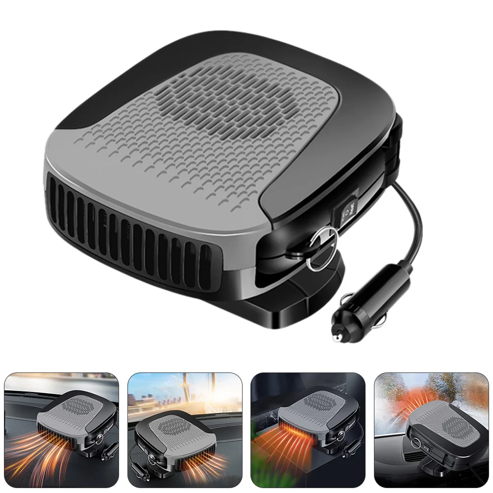 

Car Heater Auto Snow Defogger 12V for Vehicle Fan Defroster Warmer Plastic Hot-air Blower Portable